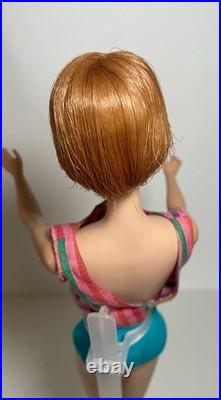 Mattel 1965 Vintage American Girl Titan Hair Barbie Doll withBendable Legs #1070