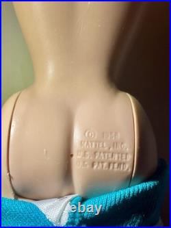 Mattel 1965 Vintage American Girl Titan Hair Barbie Doll withBendable Legs #1070