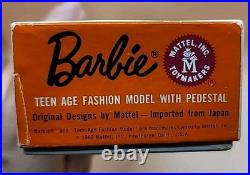 Mattel Barbie 1962 Vintage Bubble Cut Doll Japan Red Swimming Suit