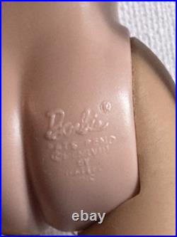 Mattel Barbie Bubble Cut Brunette Doll Vintage 1960s, Japan Mattel Barbie Bubble Cut Brunette Doll Vintage 1960s, Japan