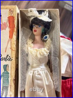 Mattel Barbie Wedding Day Midge Doll Set Brunette Made In Japan Rare Vintage 50s