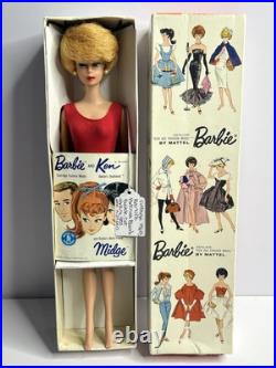 Midge Barbie 1960s Platinum Blonde Stock # 850 Vintage Made In Japan withbox Midge Barbie 1960s Platinum Blonde Stock # 850 Vintage Made In Japan withbox