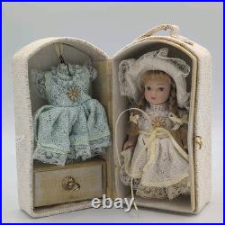 Mignonette Bisque doll Closet Set Presentation Box Japan Vintage 12cm with Dress Mignonette Bisque doll Closet Set Presentation Box Japan Vintage 12cm with Dress