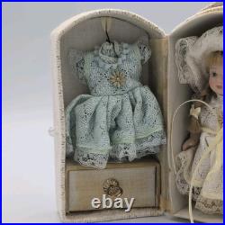 Mignonette Bisque doll Closet Set Presentation Box Japan Vintage 12cm with Dress Mignonette Bisque doll Closet Set Presentation Box Japan Vintage 12cm with Dress