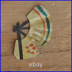 Miniature Vintage Japanese Geisha Doll with Fan Handcrafted