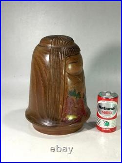 Miyajima Muhitsu Kokeshi Doll Vintage Handmade Japanese Folk Toy Authentic