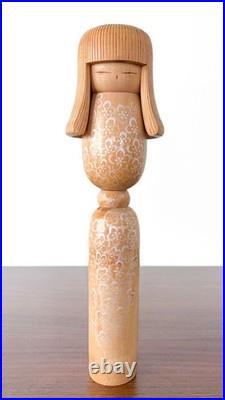 Miyashita Hajime Kokeshi Doll Retro Wooden Handcrafted Figure 30cm Vintage