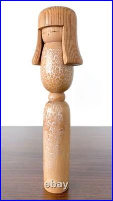 Miyashita Hajime Kokeshi Doll Retro Wooden Handcrafted Figure 30cm Vintage