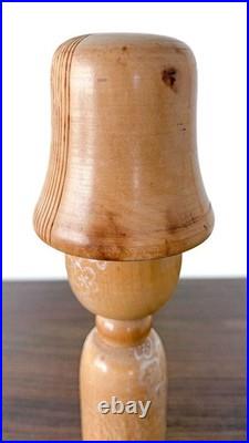 Miyashita Hajime Kokeshi Doll Retro Wooden Handcrafted Figure 30cm Vintage
