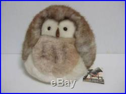 Monseuil Owl Japan Louise L Vintage Toy Plush Doll611