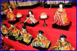 NEAR MINT Antique Vintage Japanese Hina Doll Full SET Big From Japan f/s