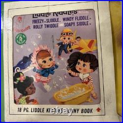 NIB Mattel Liddle Kiddles Freezy Sliddle Doll & Accessories Mint Vintage 1966