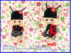 (NIB) Vintage 2007 petite Blythe Doll Bitsy Bug Hasbro Japan