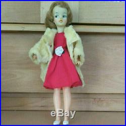 Nakajima Tammy figure dressing doll with dress and coat Vintage Made in Japan