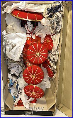 New Vintage Japanese Hat Dance Porcelain Doll Vintage Antique Made In Japan