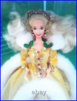 Not Yet Super Vintage Barbie Happy Holidays Limited Dolls