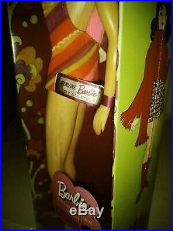 Nrfb Vintage Brunette Marlo Flip Twist'n Turn Tnt Barbie Doll Mod Nib Japan