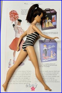 Number Seven #7 Mattel Ponytail Black/Brunette Barbie Doll 1960s