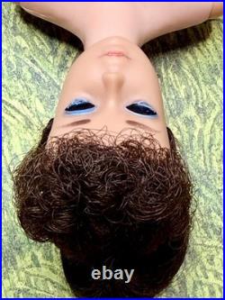 Number Seven #7 Mattel Ponytail Black/Brunette Barbie Doll 1960s