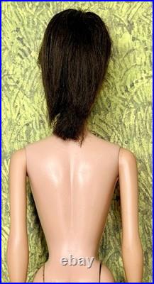 Number Seven #7 Mattel Ponytail Black/Brunette Barbie Doll 1960s