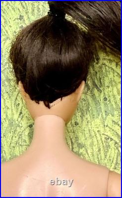 Number Seven #7 Mattel Ponytail Black/Brunette Barbie Doll 1960s