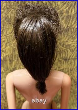 Number Seven #7 Mattel Ponytail Black/Brunette Barbie Doll 1960s