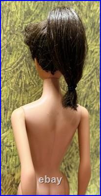 Number Seven #7 Mattel Ponytail Black/Brunette Barbie Doll 1960s