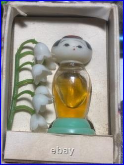 ORIGINAL BOX With5 Vintage KOKESHI Doll Perfume Bottle Hand Painted in JAPAN, MUSK