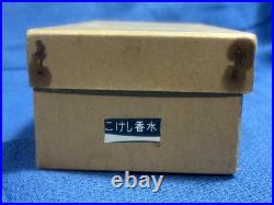 ORIGINAL BOX With5 Vintage KOKESHI Doll Perfume Bottle Hand Painted in JAPAN, MUSK