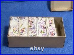 ORIGINAL BOX With5 Vintage KOKESHI Doll Perfume Bottle Hand Painted in JAPAN, MUSK