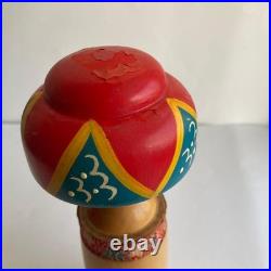 Okinawa Kokeshi Doll Traditional Toy Clay Folk Art Colorful Ryukyu Costume