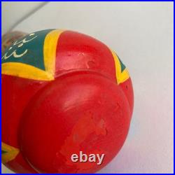 Okinawa Kokeshi Doll Traditional Toy Clay Folk Art Colorful Ryukyu Costume