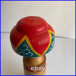 Okinawa Kokeshi Doll Traditional Toy Clay Folk Art Colorful Ryukyu Costume
