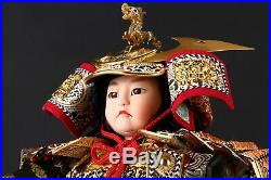 Old Vintage Japanese Samurai Doll -The Little General- Blade, Bow and Arrows