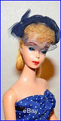 Original Tm Vintage Barbie Doll Gay Parisienne #964 1959 Htf Set Dress Hat Japan