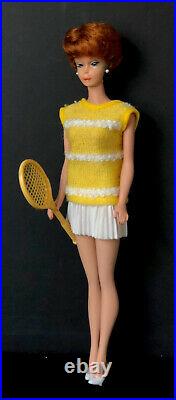 Original Vintage Mattel Bubblecut Titan Hair Barbie Doll withmultiple outfits