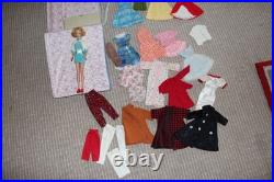 Original barbie midge doll 1960s- complete with case, clothing, accessories
