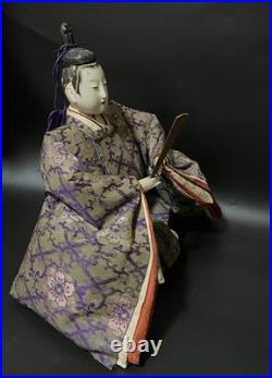 Pair of Japanese Hina Dolls (Emperor & Empress) Meiji Period