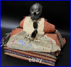Pair of Japanese Hina Dolls (Emperor & Empress) Meiji Period
