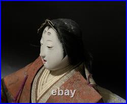 Pair of Japanese Hina Dolls (Emperor & Empress) Meiji Period