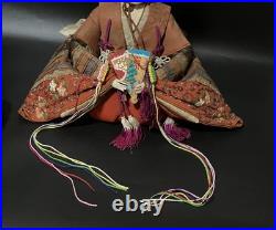 Pair of Japanese Hina Dolls (Emperor & Empress) Meiji Period