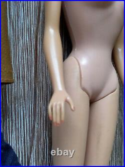 Poupée/Doll Mattel 1963 Barbie Fashion Queen Japan, 2 perruques, #1621 Knit Hit