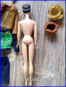 Poupée/Doll Mattel 1963 Barbie Fashion Queen Japan, 2 perruques, #1621 Knit Hit