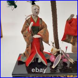 Pre-War Vintage Japanese Takasago Dolls Elderly Couple Longevity Harmony