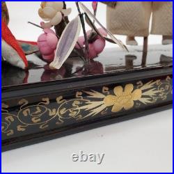 Pre-War Vintage Japanese Takasago Dolls Elderly Couple Longevity Harmony