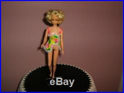 Pre-owned vintage 1965-MATTEL Barbie FRANCIE DOLL curly blonde hair/brown eyes