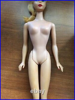 Pretty Vintage Blonde Number 4 (or 5) Ponytail Barbie Doll Mattel