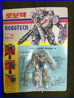 RARE 90'S Vintage Robotech Macross VF-1J Korea Figure Doll Toy Model Japan Anime