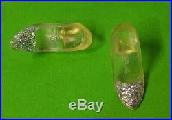 RARE HTF #1664 Barbie VTG Shimmering Magic Clear Pointed Glitter Toe Heels