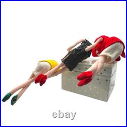 RARE MCM 3 Vintage 1960s Handmade 12 Japanese Big-Eyed Posable Teenager Dolls